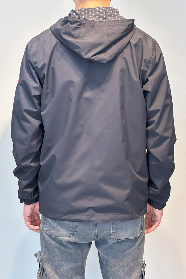 Men's Double-Sided Seasonal Jacket Top REU-24726 Navy - Thumbnail