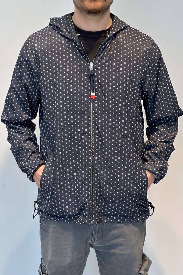 Men's Double-Sided Seasonal Jacket Top REU-24726 Navy - Thumbnail