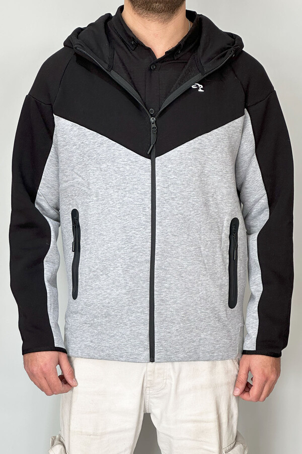 Remsa - Men's Fleece-Lined Hooded Jacket 7099 Black (1)