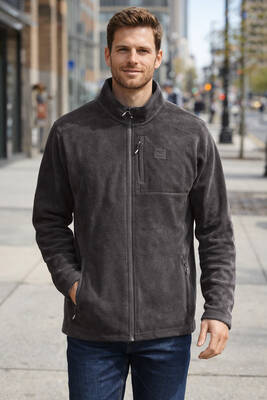 Remsa - Men's Fleece Zip-Front Outer Jacket 9527 Anthracite (1)