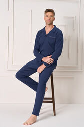 Remsa - Men's Knit Long Sleeve Pajama Set 2157 Laci03