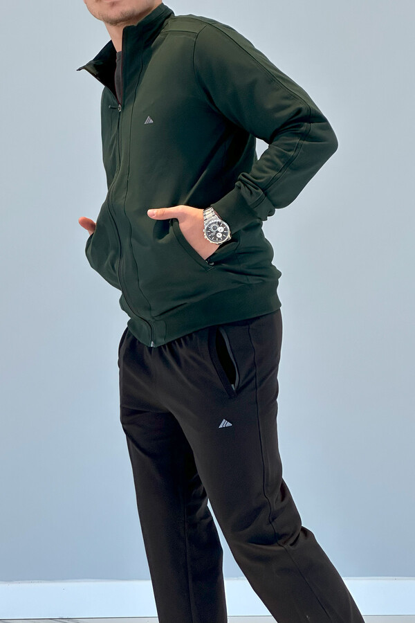 Green sales tracksuit men