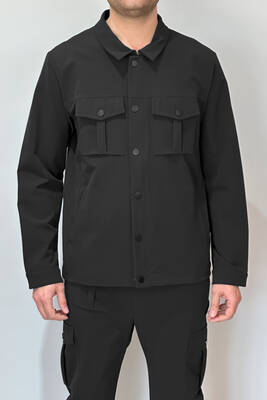 Remsa - Men's Modern Zippered Top Black