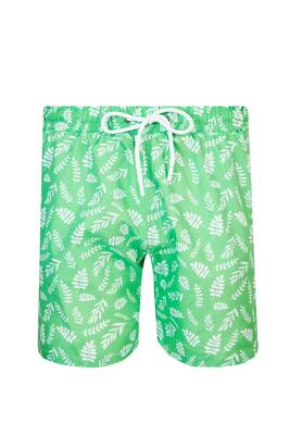 Lapieno - Men's Ocean Pool Shorts Patterned Ford S253 Green Lapieno - Men's Ocean Pool Shorts Patterned Ford S253 Green