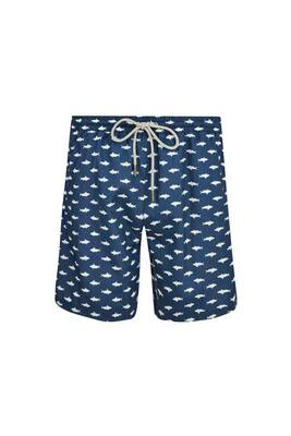 Lapieno - Men's Ocean Pool Shorts Patterned Jay S278 Dark Navy