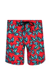 Lapieno - Men's Ocean Pool Shorts Patterned Watson S265 Coral