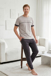 Remsa - Men's Penye Short Sleeve Pajama Set