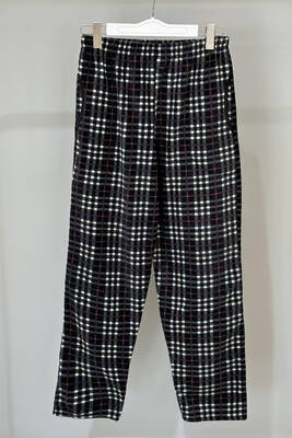 Estiva - Men's Polar Pajama Bottom 171 Check Anthracite Estiva - Men's Polar Pajama Bottom 171 Check Anthracite