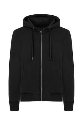 Remsa - Men's Premium Fabric Hoodie - Three-Thread Fleece Lined - REU-01 Black Remsa - Men's Premium Fabric Hoodie - Three-Thread Fleece Lined - REU-01 Black