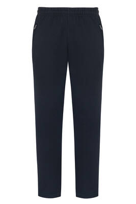 Remsa - Men's Premium Fabric Three-Layer Brushed 3-Pocket Sweatpants REA-02 Navy Blue