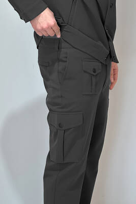 Remsa - Men's Snap Button Pants 24720 Beige (1)