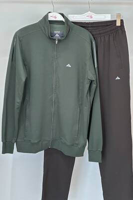 Remsa - Men's Stretch Cotton Tracksuit Set 3715 Green (1)