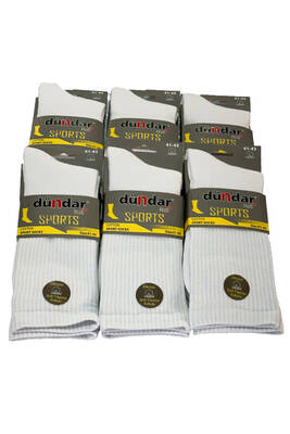 Remsa - Men's Tennis Training Socks 41-45 6-Pack DNDR-02 White