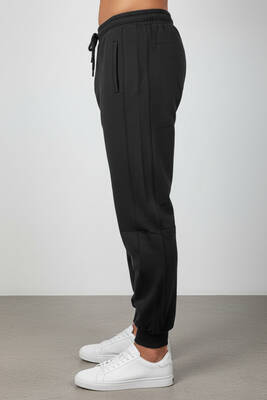 Remsa - Men's Trouser with Elastic Waist Sweatpants 25707 Black (1)