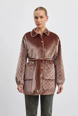 Remsa - Merwish Velvet Jacket 1153 Brown