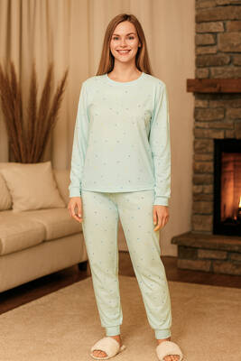 Remsa - Mint Pattern Comfort Pajama Set