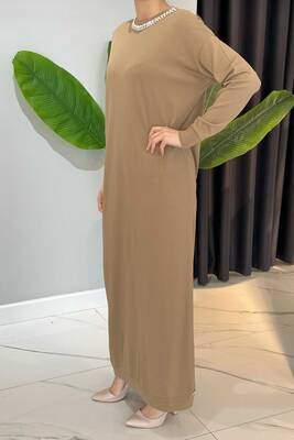 Missemramiss - Missemramiss Amore Taş İşlemeli Triko Elbise 4712 Camel (1) Missemramiss - Missemramiss Amore Taş İşlemeli Triko Elbise 4712 Camel (1)