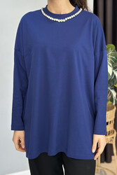 Missemramiss - Missemramiss Basic Sweatshirt 4737 Lacivert