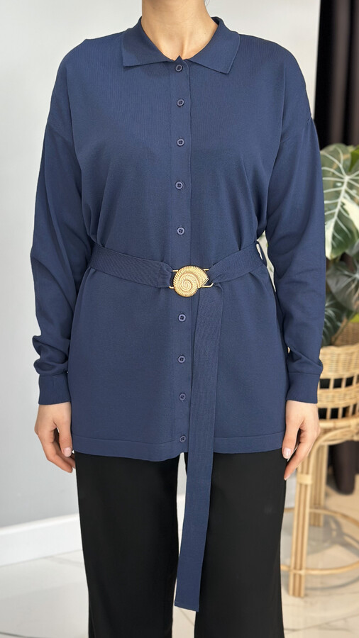 Missemramiss Elegante Hırka 4716 Lacivert