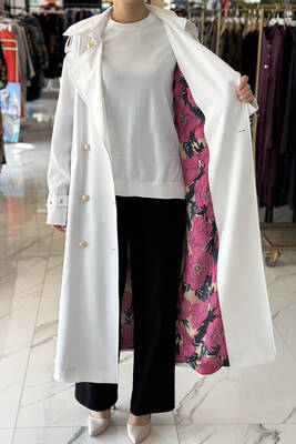 Missemramiss - Missemramiss Rose Trençkot 4721 Ekru (1)