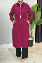 Missemramiss - Missemramiss Special Trench Coat 4722 Bordeaux