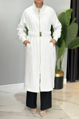 Missemramiss - Missemramiss Special Trençkot 4722 Ekru