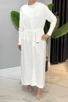 Missemramiss - Missemramiss Strano Specialle Hırka 4715 Ekru (1)