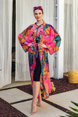 Remsa - Modest Swimsuit Kaftan Kimono Pareo Pink02 RP023 Color Shell (1) Remsa - Modest Swimsuit Kaftan Kimono Pareo Pink02 RP023 Color Shell (1)