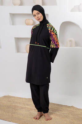 Adasea - Modest Swimwear 4-Piece Set with Tunic and Trousers (1)