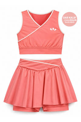 Haliç Mayo - Two-Piece Modest Swimwear Set with Skirted Bottom (1)