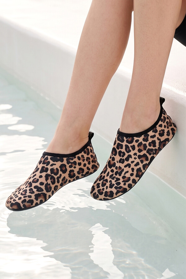 Non-Slip Sea and Pool Water Shoes 18 Mink - Thumbnail