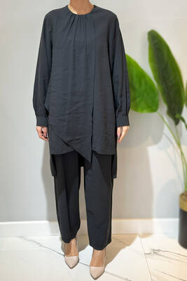 Nuss - Nuss Ayrobin Pantolonlu Takım 1024 Black