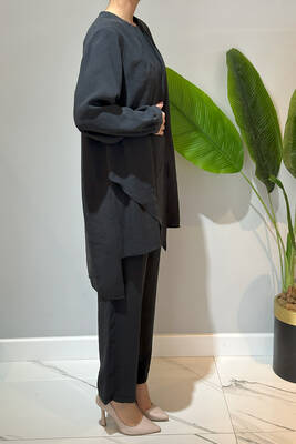 Nuss - Nuss Ayrobin Pantolonlu Takım 1024 Black (1)