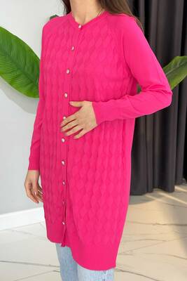 Nuss - Nuss Cardigan 305 Fuchsia (1)