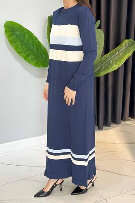 Nuss - Nuss Elbise 1421 Lacivert (1)