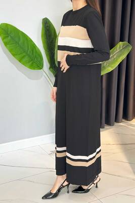 Nuss - Nuss Elbise 1421 Siyah (1)