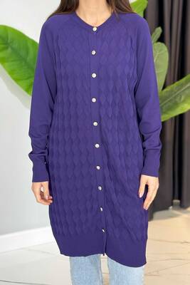 Nuss - Nuss Hırka 305 Mor