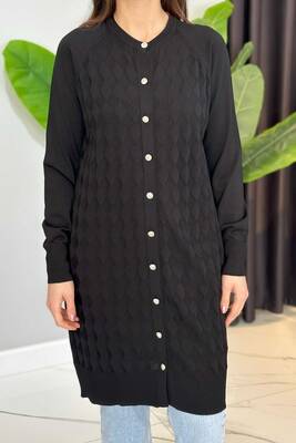 Nuss - Nuss Hırka 305 Siyah