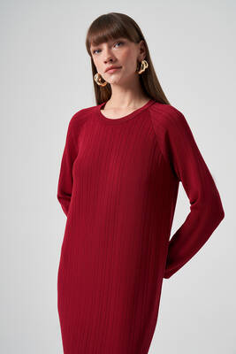 Nuss - Nuss Mercerized Knit Dress 1414 – Burgundy (1)