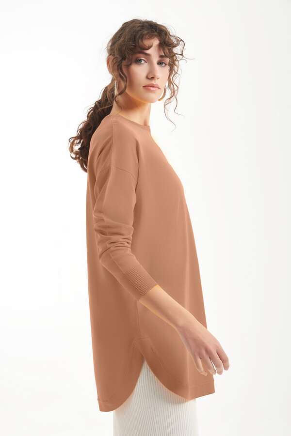 Nuss Merserize Oval Kesim Tunik 1200 Somon