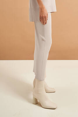 Nuss - Nuss Merserize Steel Knit Skirt NS-23K-013ETK Stone (1)