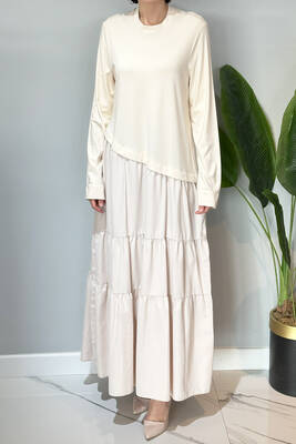 Nuss - Nuss Parachute Detail Dress 2010 Beige