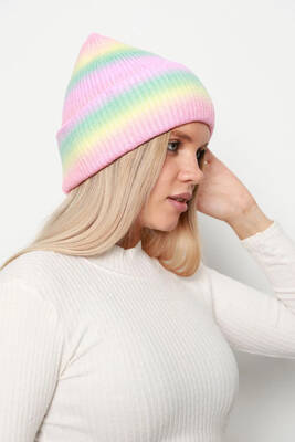 Remsa - Ombre Women's Beanie RKŞ-16 - Pink (1)