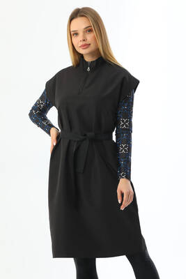 Remsa - One Top Parachute Sweater Gilet Full Hijab Swimsuit 2364 Black (1) Remsa - One Top Parachute Sweater Gilet Full Hijab Swimsuit 2364 Black (1)