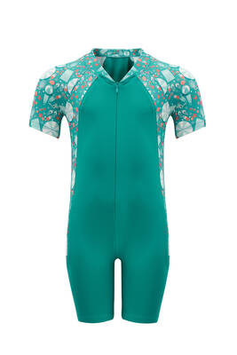 Remsa - Jumpsuit Short Sleeved Shorts Kids Baby Swimsuit 5300 Mint