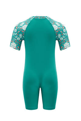 Remsa - Jumpsuit Short Sleeved Shorts Kids Baby Swimsuit 5300 Mint (1)