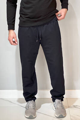 Paçası Düz Beli Lastikli 3 Cepli Erkek Eşofman Altı 4706 Lacivert · 4