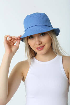 Pamuk Bucket Şapka RŞ-110 İndigo · 4