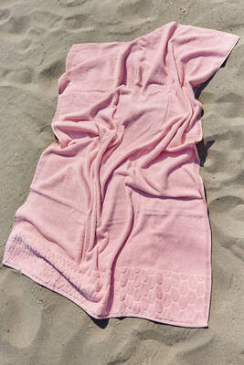 Remsa - Pamuklu Deniz Havuz Plaj Banyo Havlusu 01 Pudra (1)