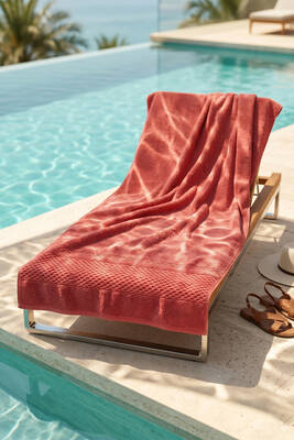 Remsa - Pamuklu Deniz Havuz Plaj Banyo Havlusu 03 Kiremit (1)